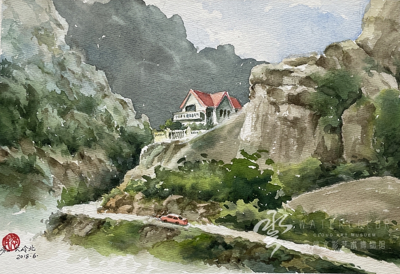 李忠民 《崂山长岭北》 2018年6月
